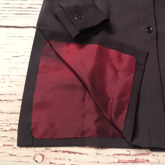 💼 Gray Designer Papillon Jacket EUC! - Picture 7 of 8